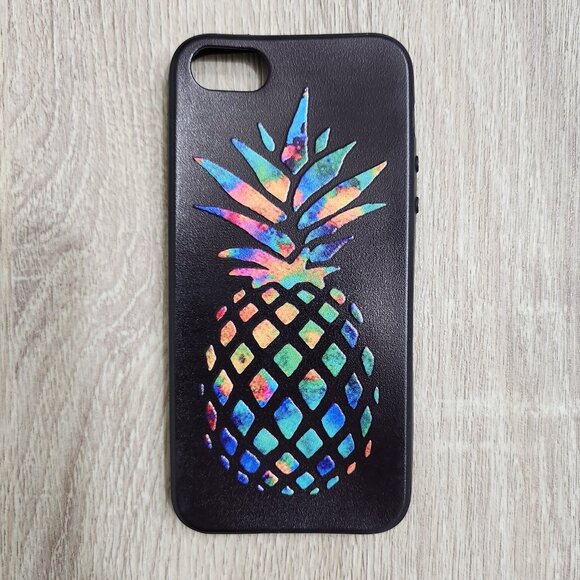 Rainbow Pineapple I Phone 5S Phone Protector - Picture 1 of 4